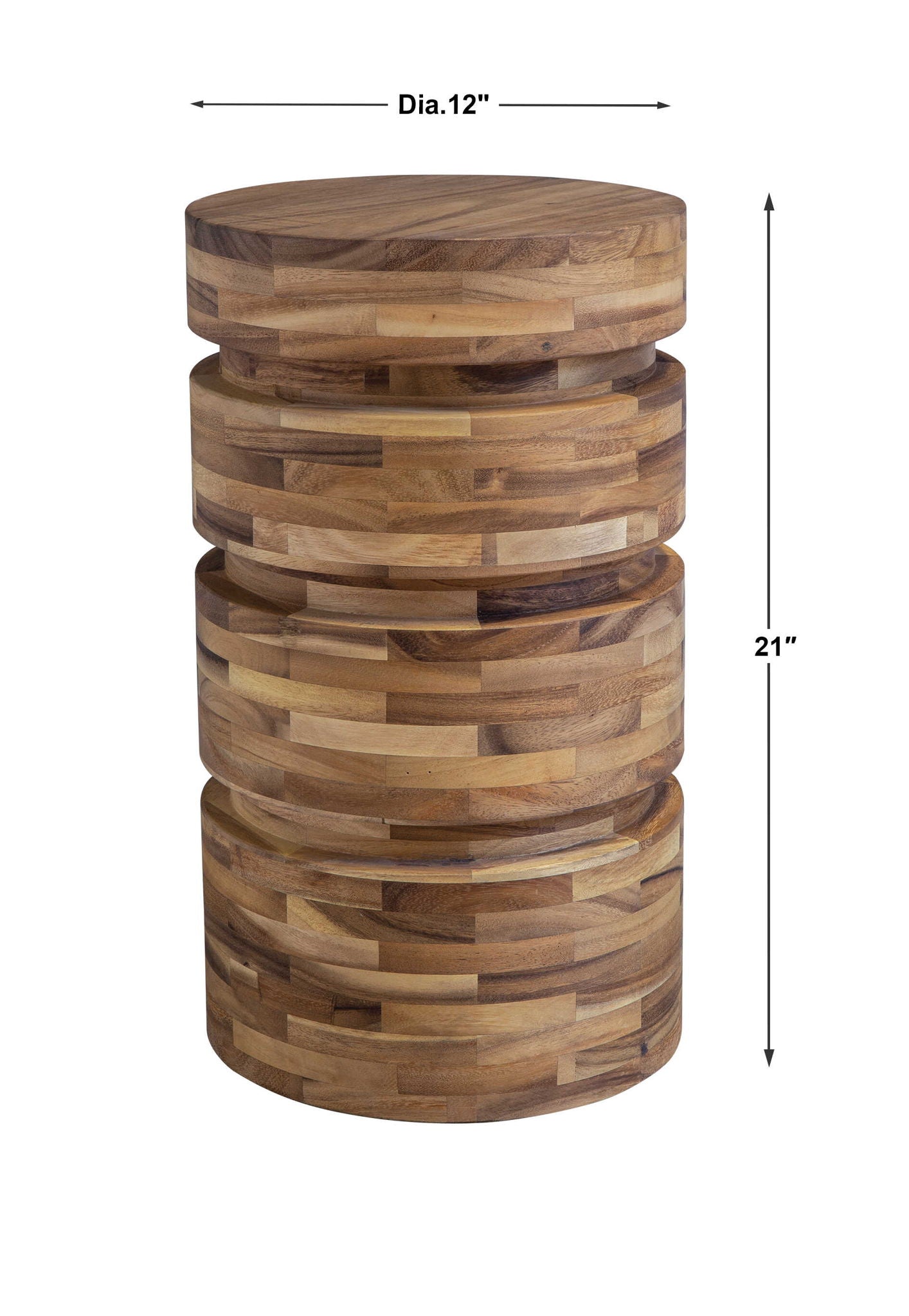 Boone - Drink Table - Light Brown - Image 2
