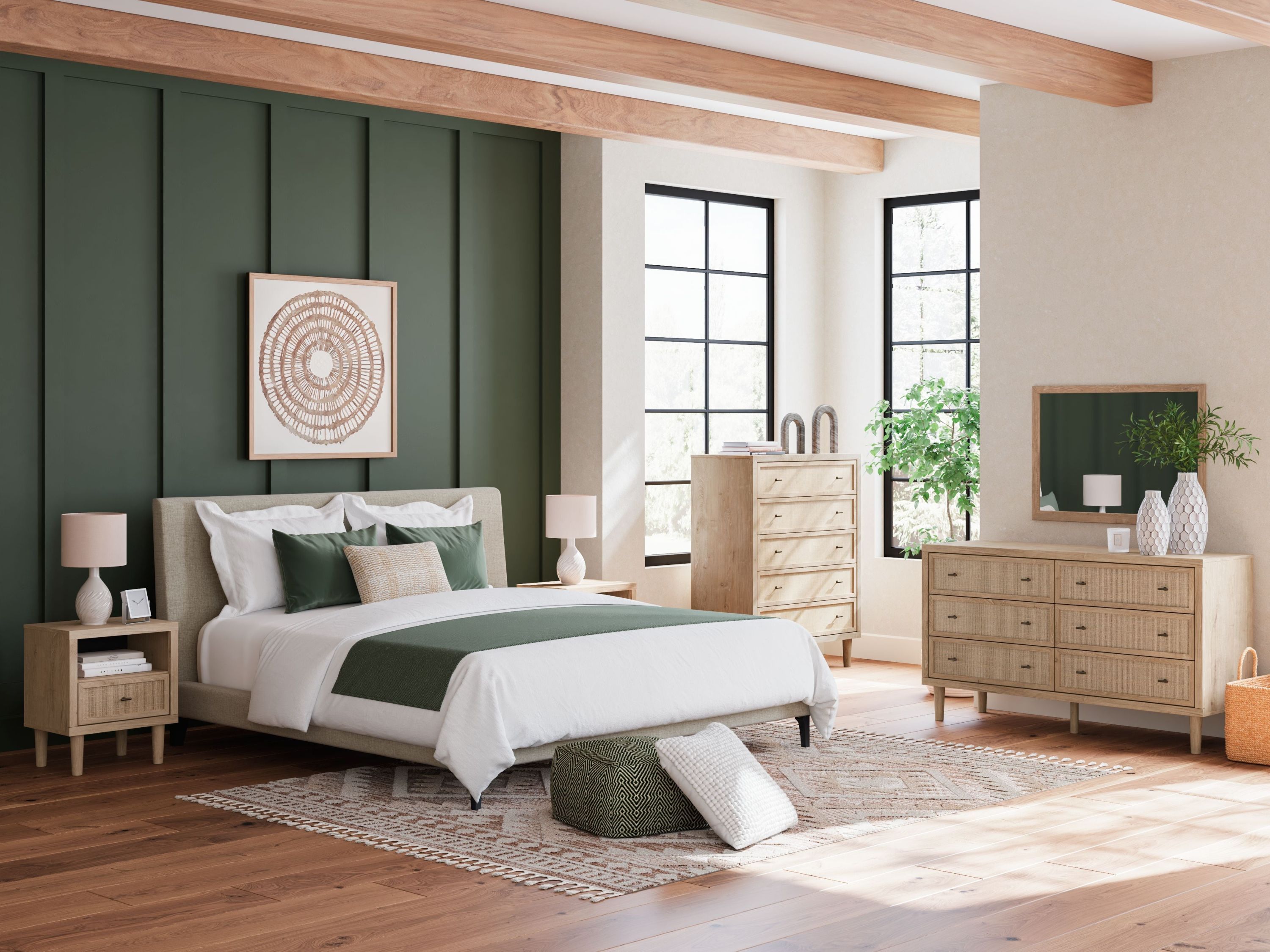 Cielden - Dresser And Mirror - Two-Tone - Image 3