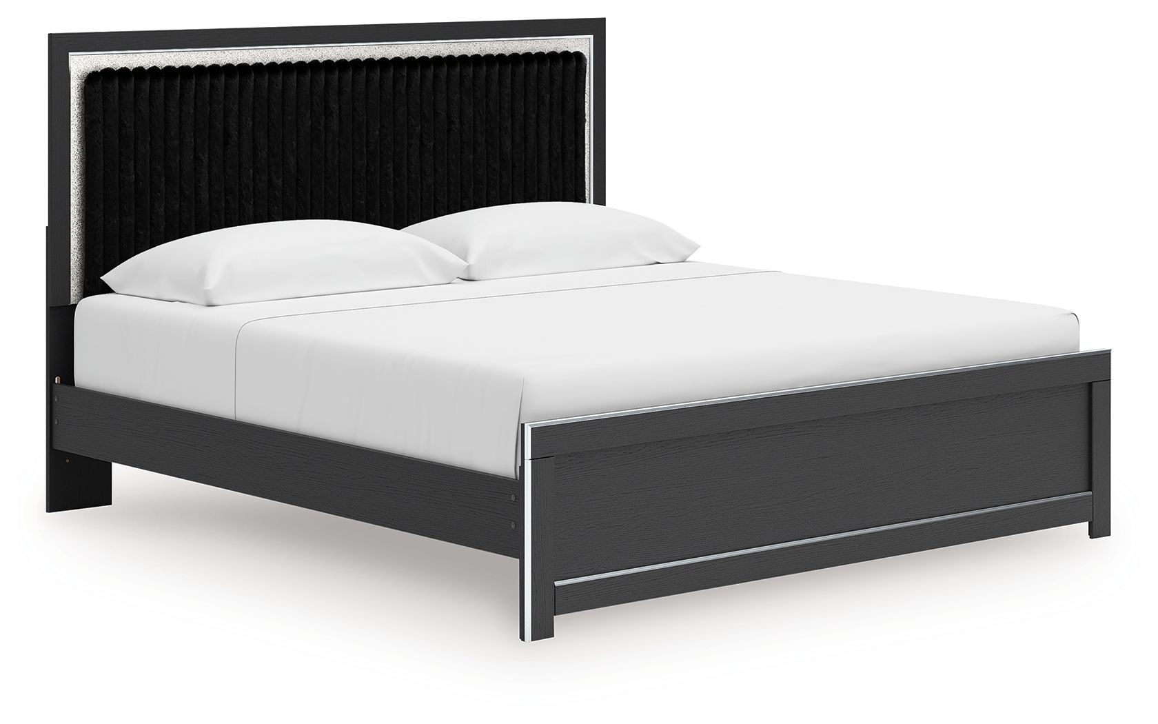 Zuraleus – Upholstered Panel Platform Bed With Roll Slats