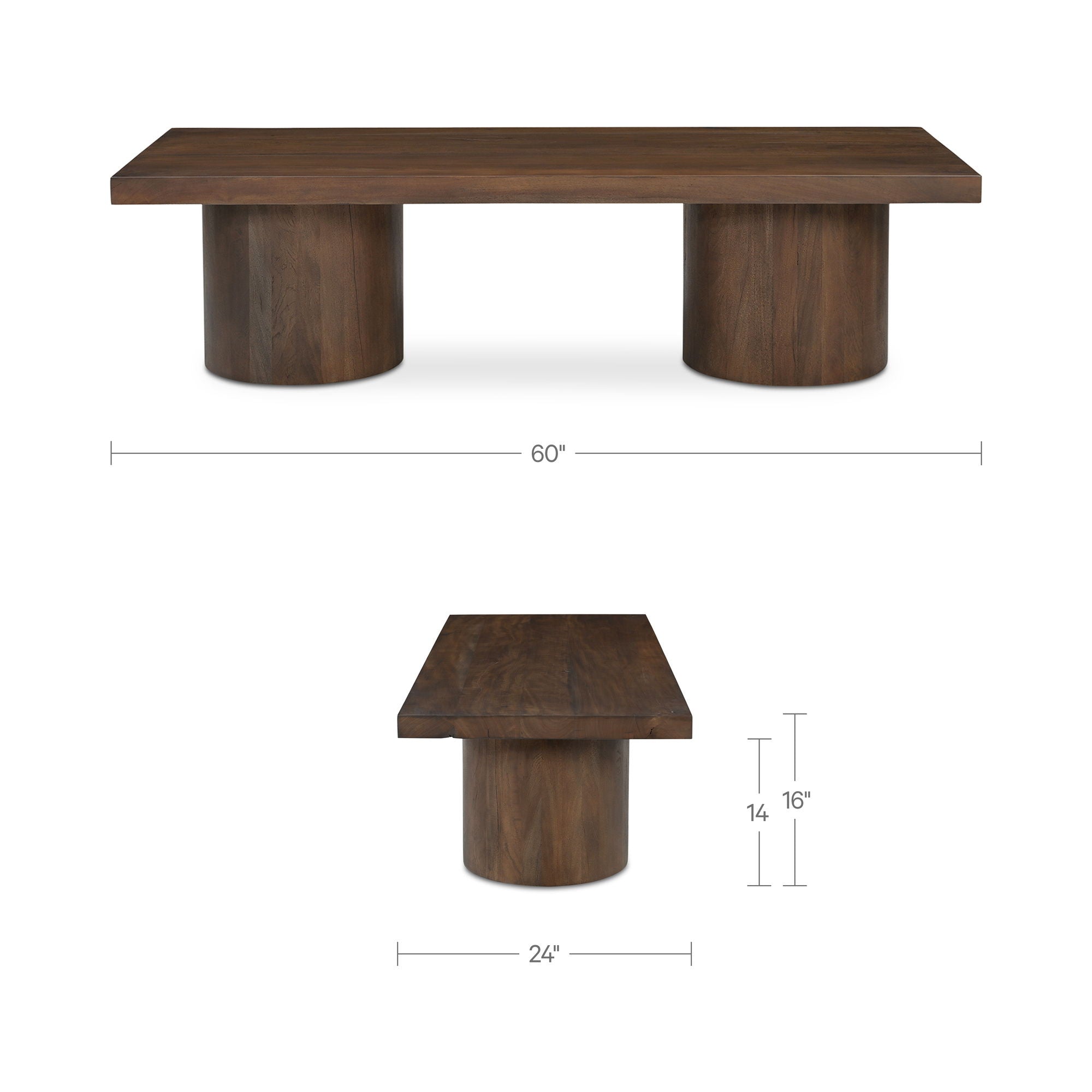 Hadley - Coffee Table - Dark Brown - Image 2