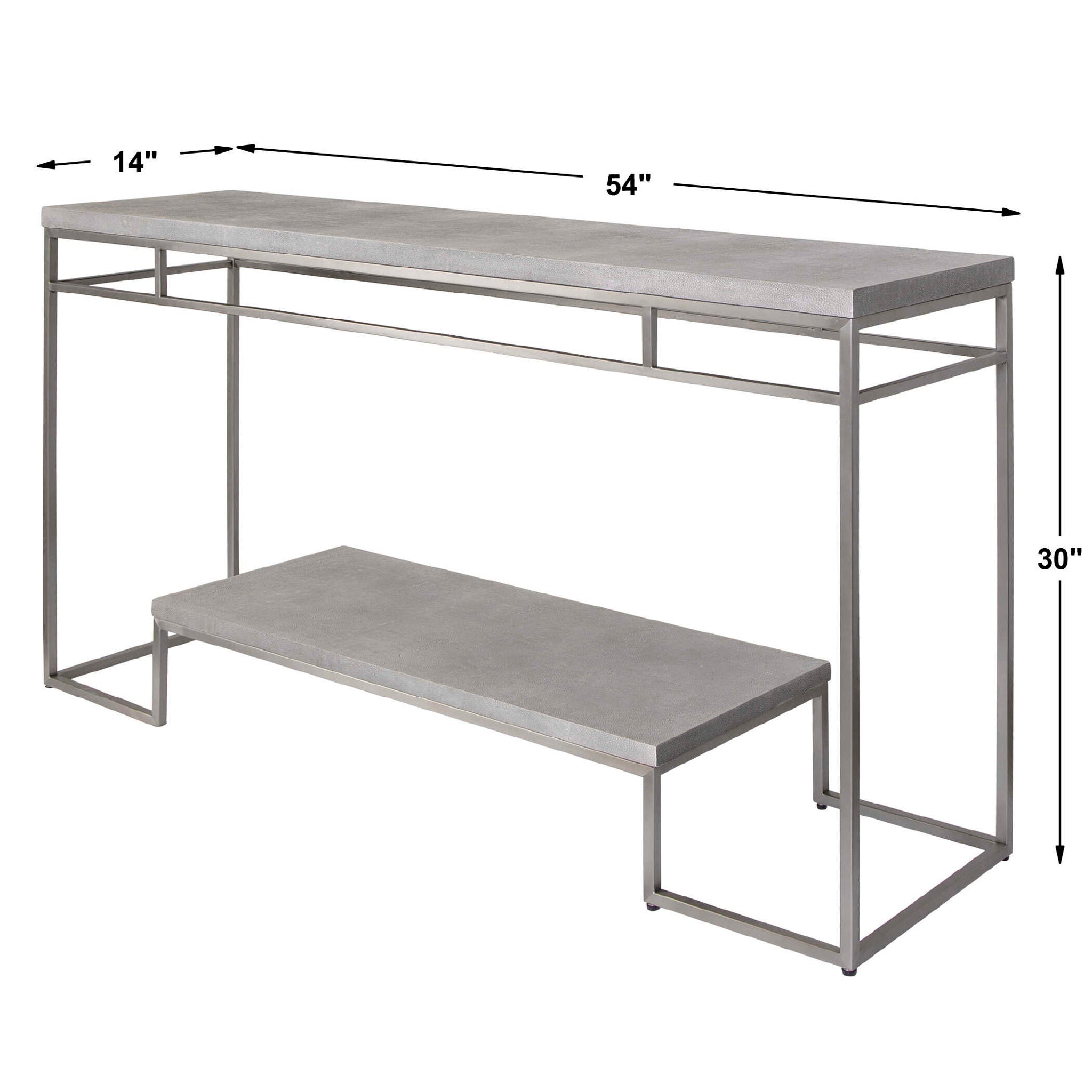 Clea - Console Table - Pearl Silver - Image 3