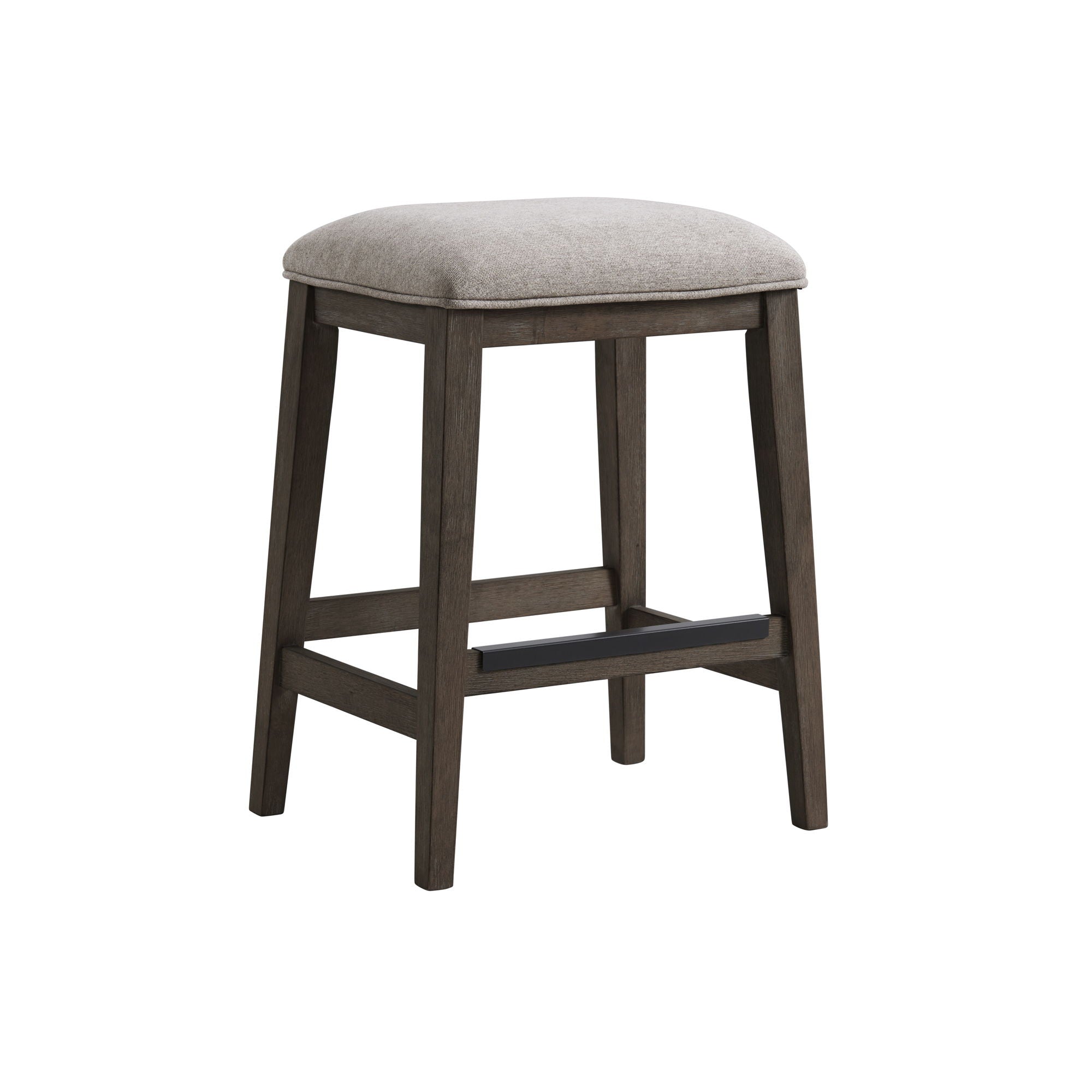 Hearst – Backless Stool – Reclaimed Chevron