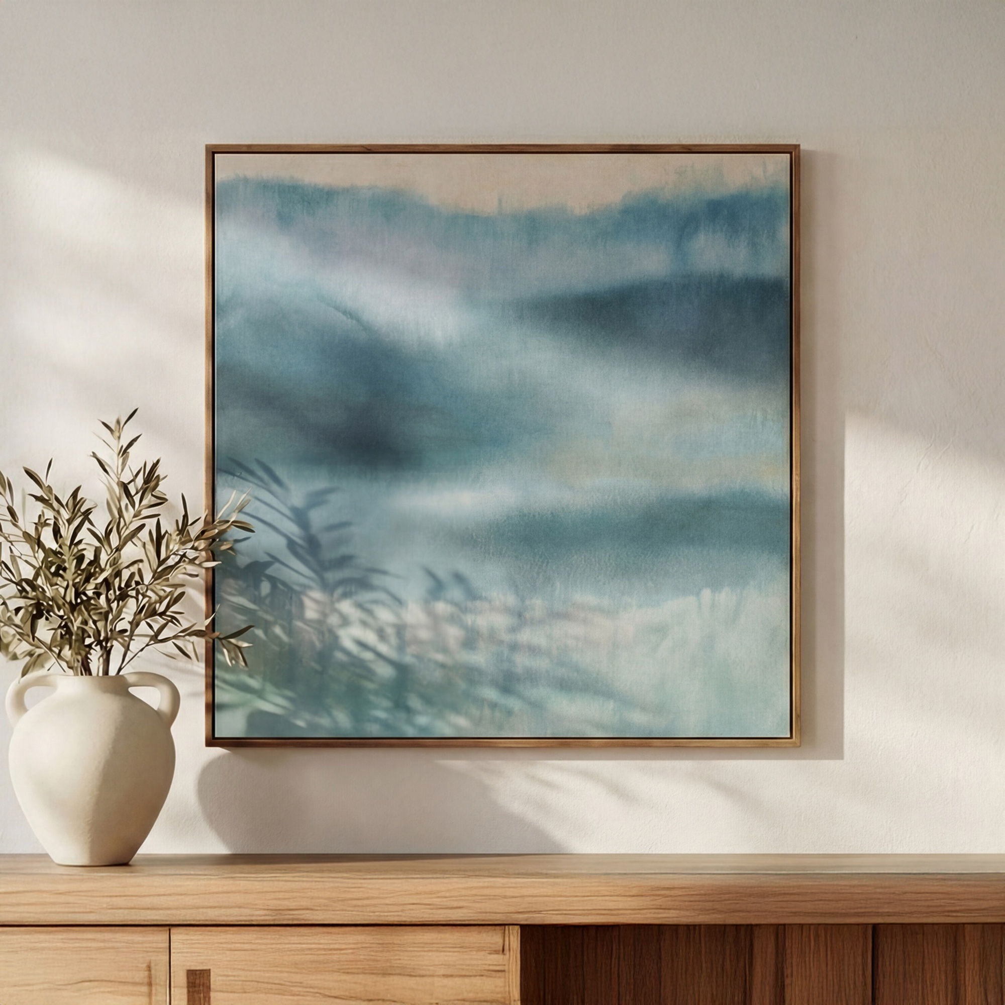 Neptune - Framed Painting - Multicolor - Image 1