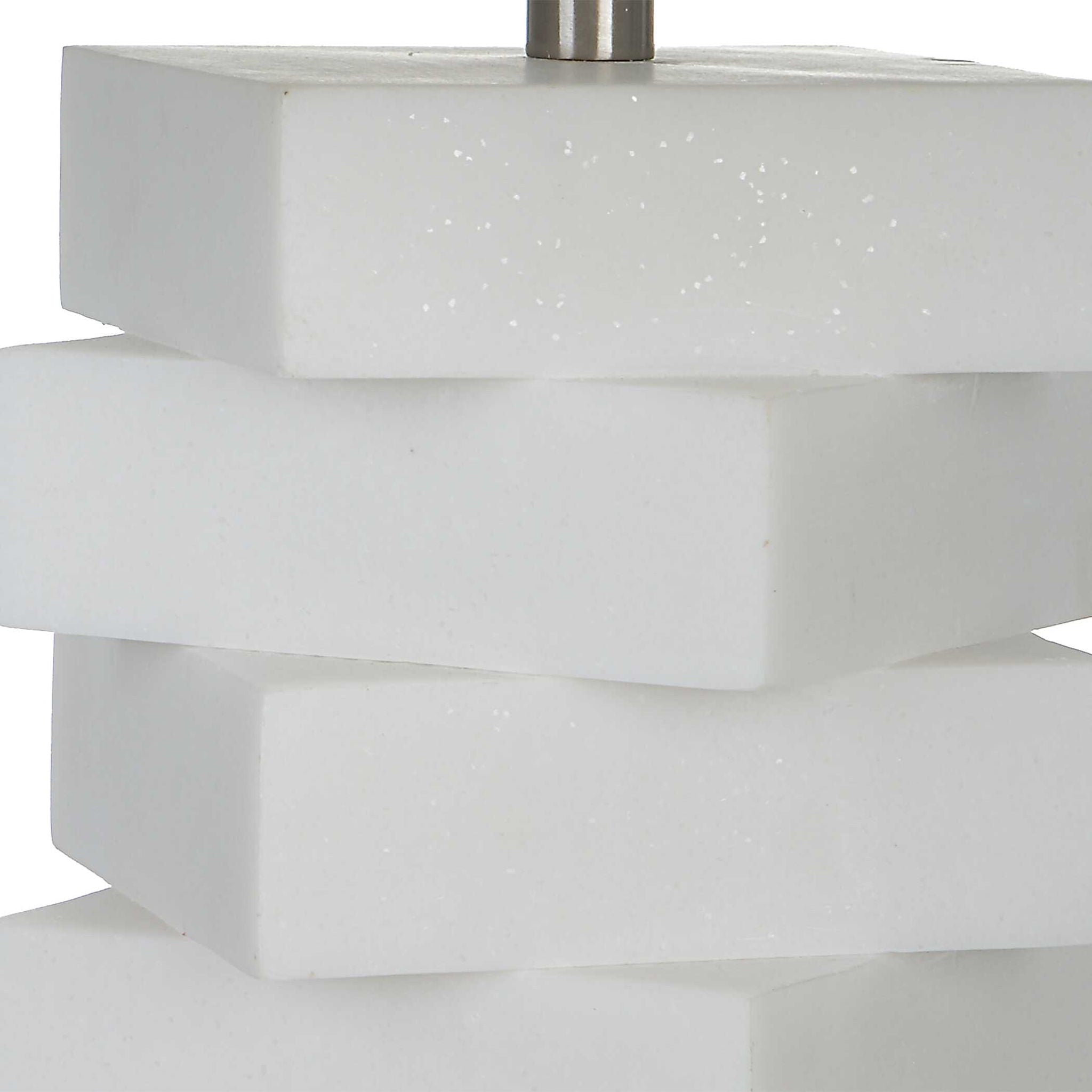 Ascent - White Geometric Table Lamp - Image 3