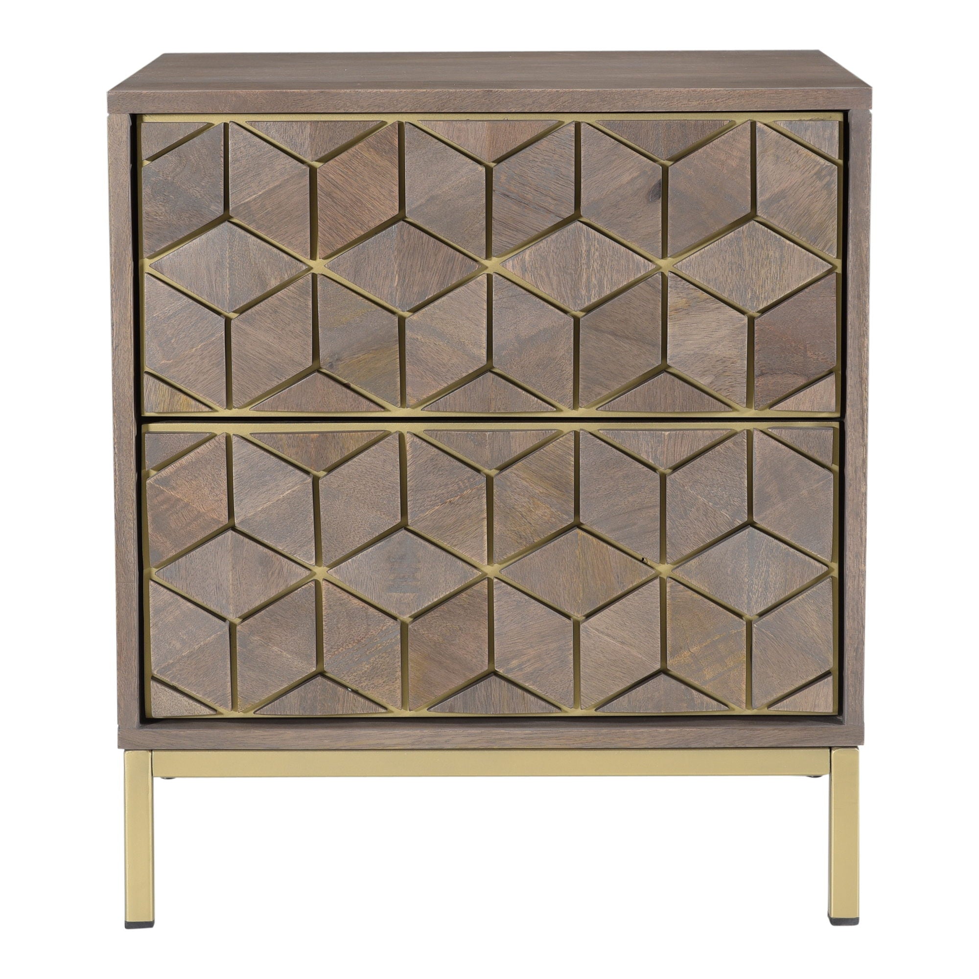 Corolla - Nightstand - Gray - Image 1