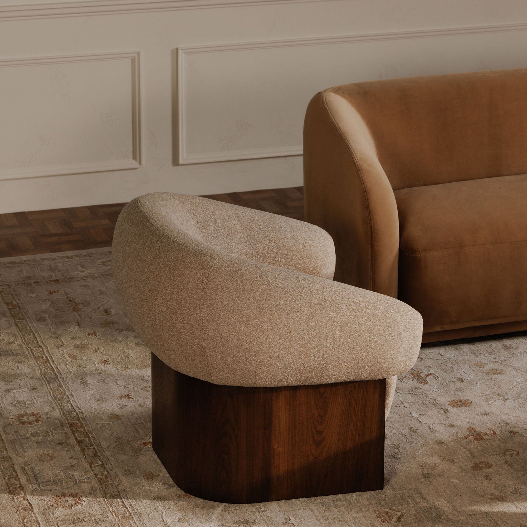 Otto - Accent Chair - Flecked Tan - Image 3