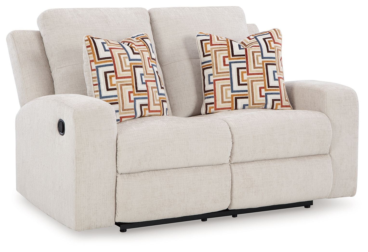 Danum – Reclining Loveseat – Fabric – Stone