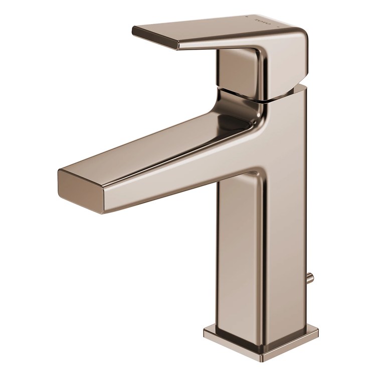 Lavatory Faucet GB 1 Lever ADA WaterSense/CALGreen/cUPC Polished Bronze 1.2 Gallons per Minute Deck Metal Pop-Up 1 Hole Comfort Glide - Image 1