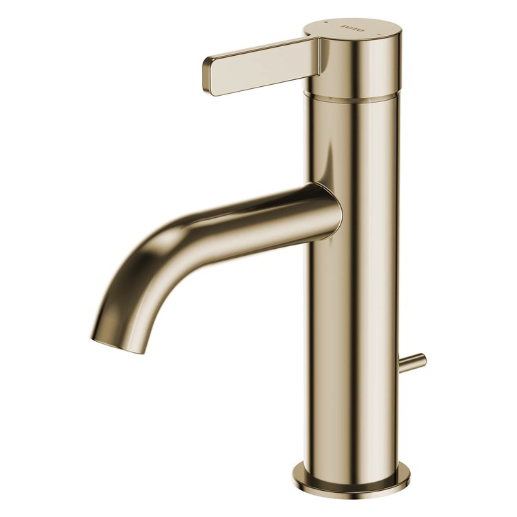 Lavatory Faucet GF 1 Lever ADA WaterSense/CALGreen/cUPC Polished French Gold 1.2 Gallons per Minute Deck Metal Pop-Up 1 Hole Comfort Glide - Image 1