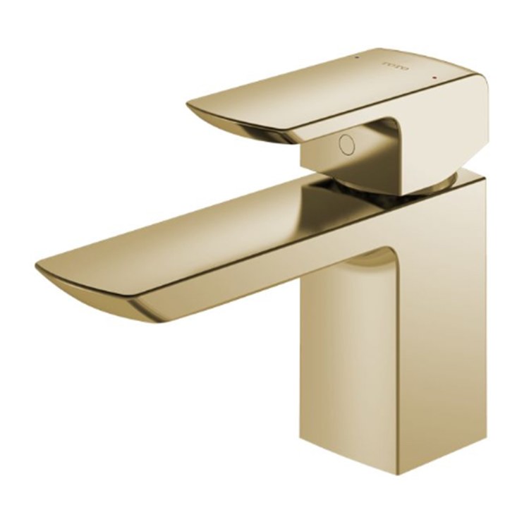 Lavatory Faucet GR 1 Lever ADA Watersense/cUPC Polished French Gold 1.2 Gallons per Minute Deck Metal Pop-Up 1 Hole Comfort Glide - Image 1