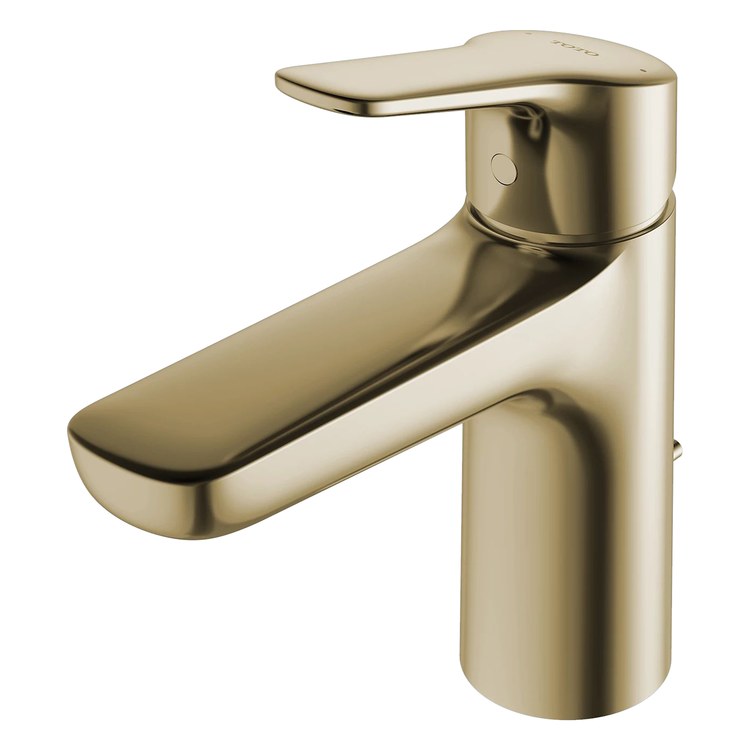 Lavatory Faucet GS 1 Lever ADA WaterSense/CALGreen/cUPC Polished French Gold 1.2 Gallons per Minute Deck Metal Pop-Up 1 Hole Comfort Glide - Image 1