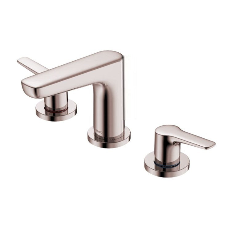 Lavatory Faucet GS Widespread 8 to 11 Inch Spread 2 Lever ADA WaterSense/CALGreen/cUPC Polished Bronze 1.2 Gallons per Minute Deck Metal Pop-Up 3 Hole - Image 1