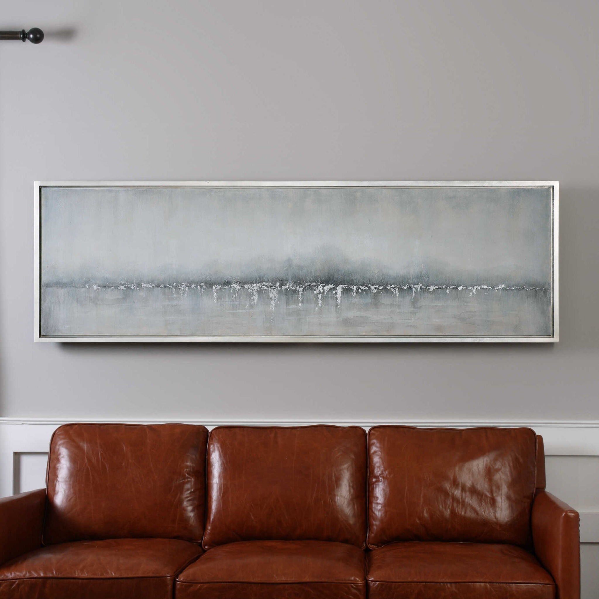 Tides Edge - Abstract Art - Dark Gray - Image 2