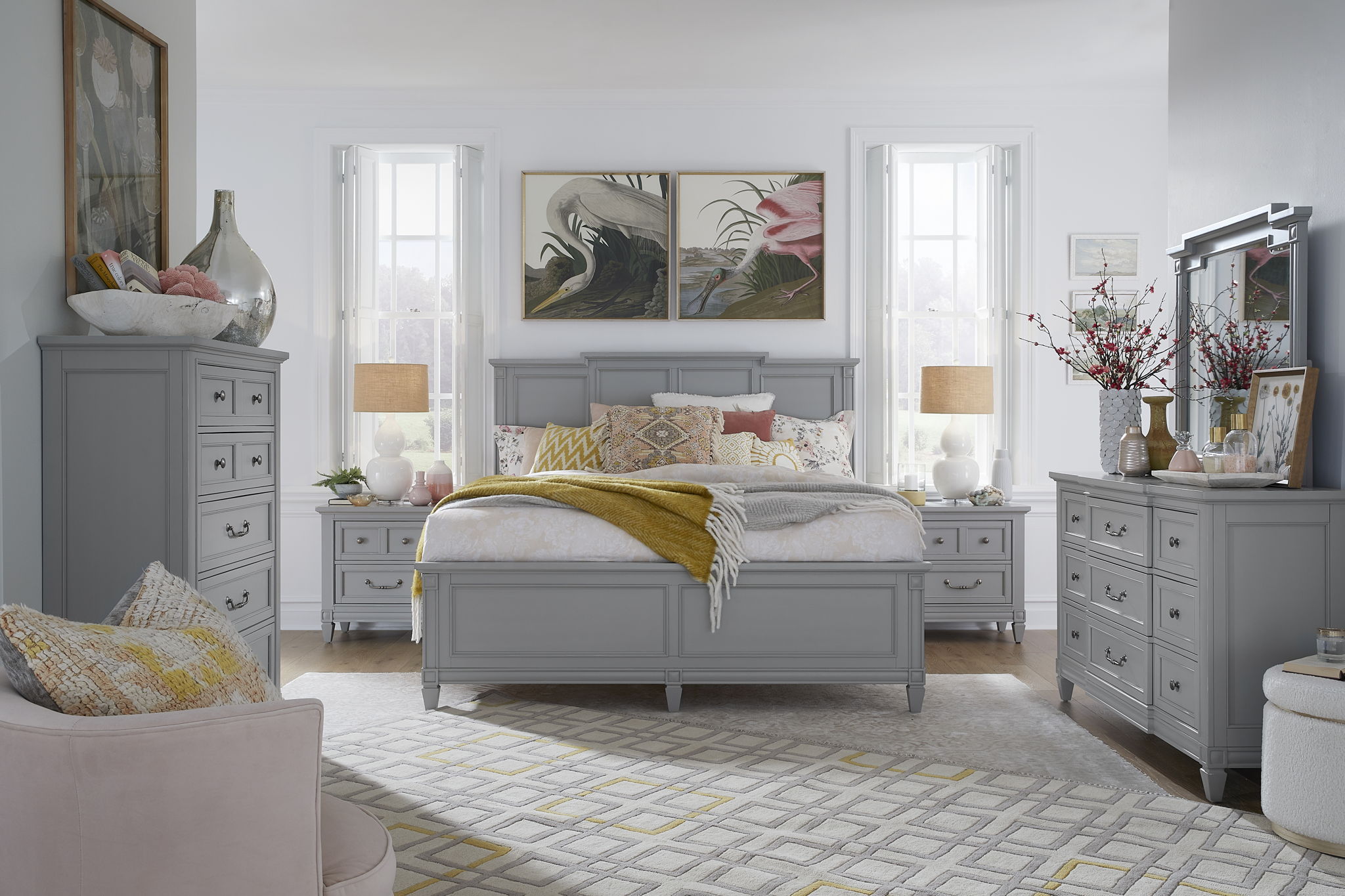 Glenbrook - Drawer Nightstand - Pebble - Image 3