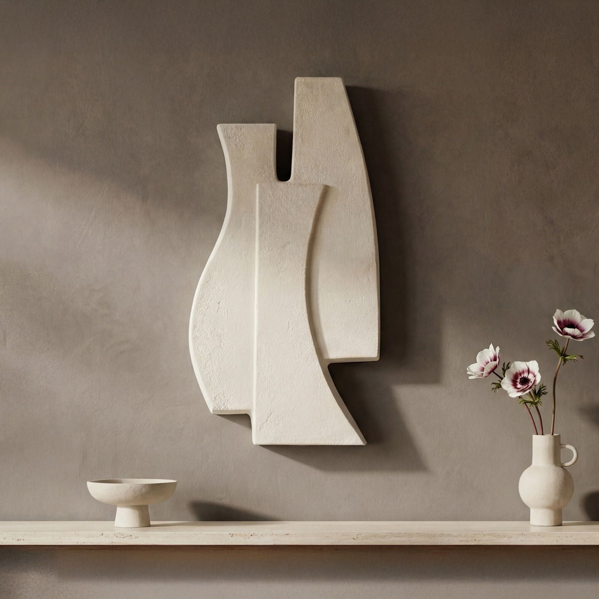 Ola – Wall Sculpture – Beige