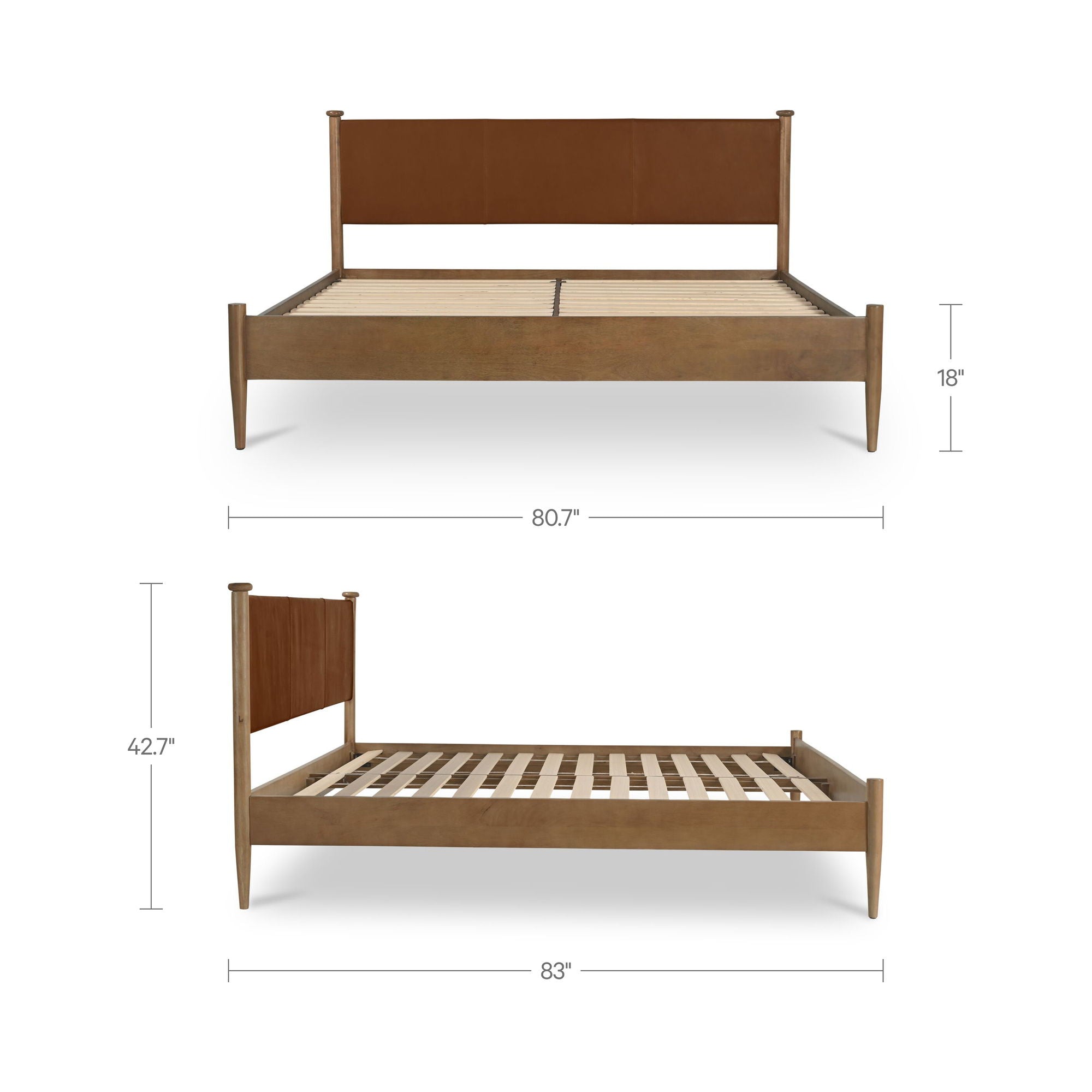 Crosby - King Bed - Brown - Image 2
