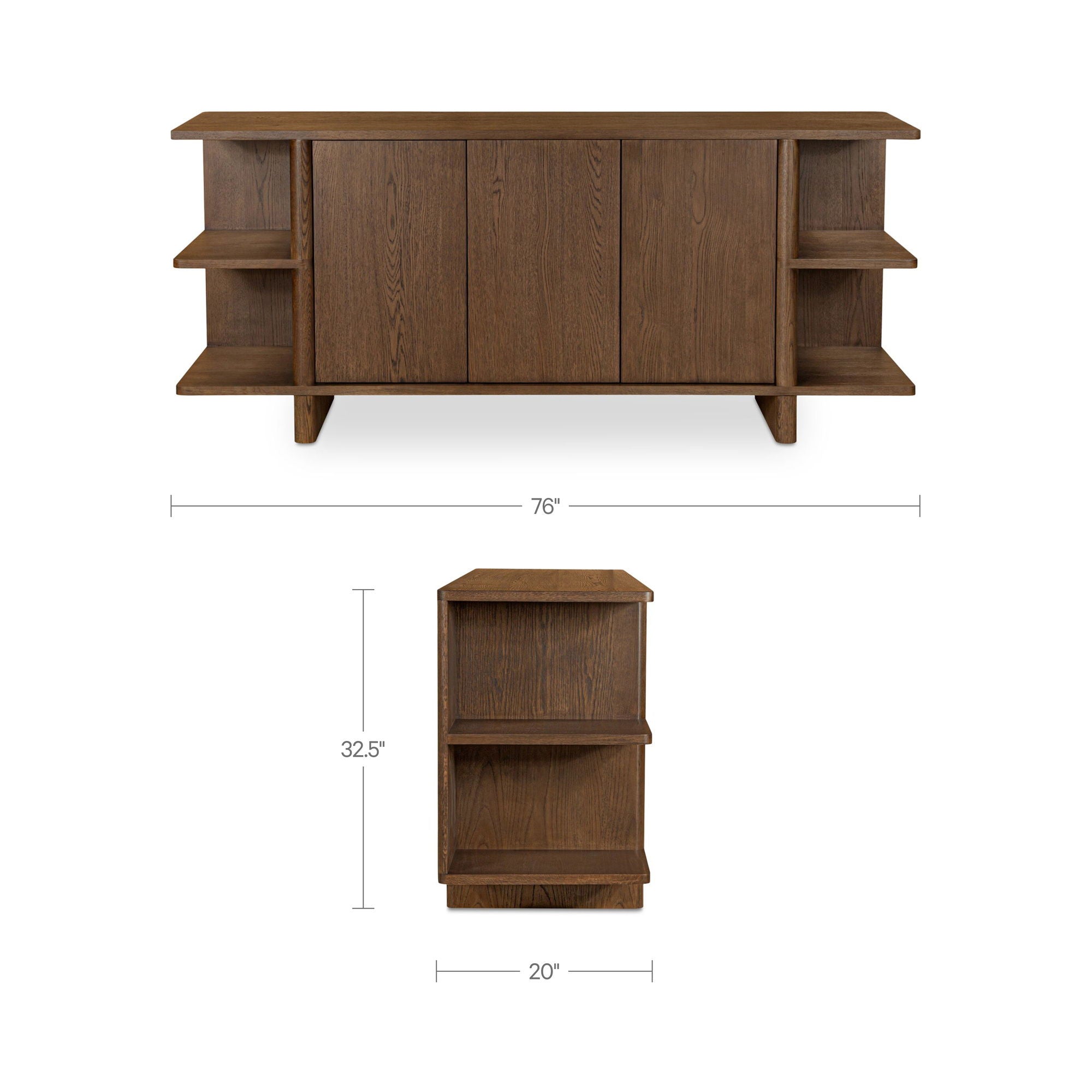 Casey - Sideboard - Dark Brown - Image 2