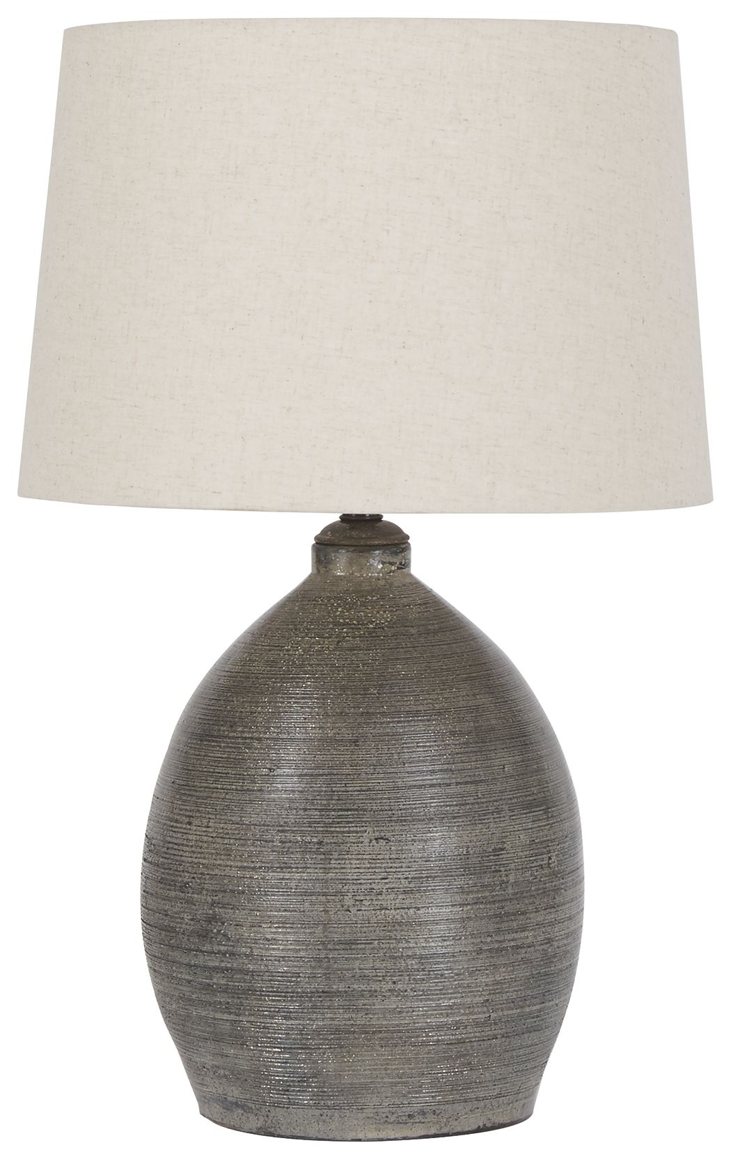 Joyelle - Terracotta Table Lamp  - Gray - Image 1