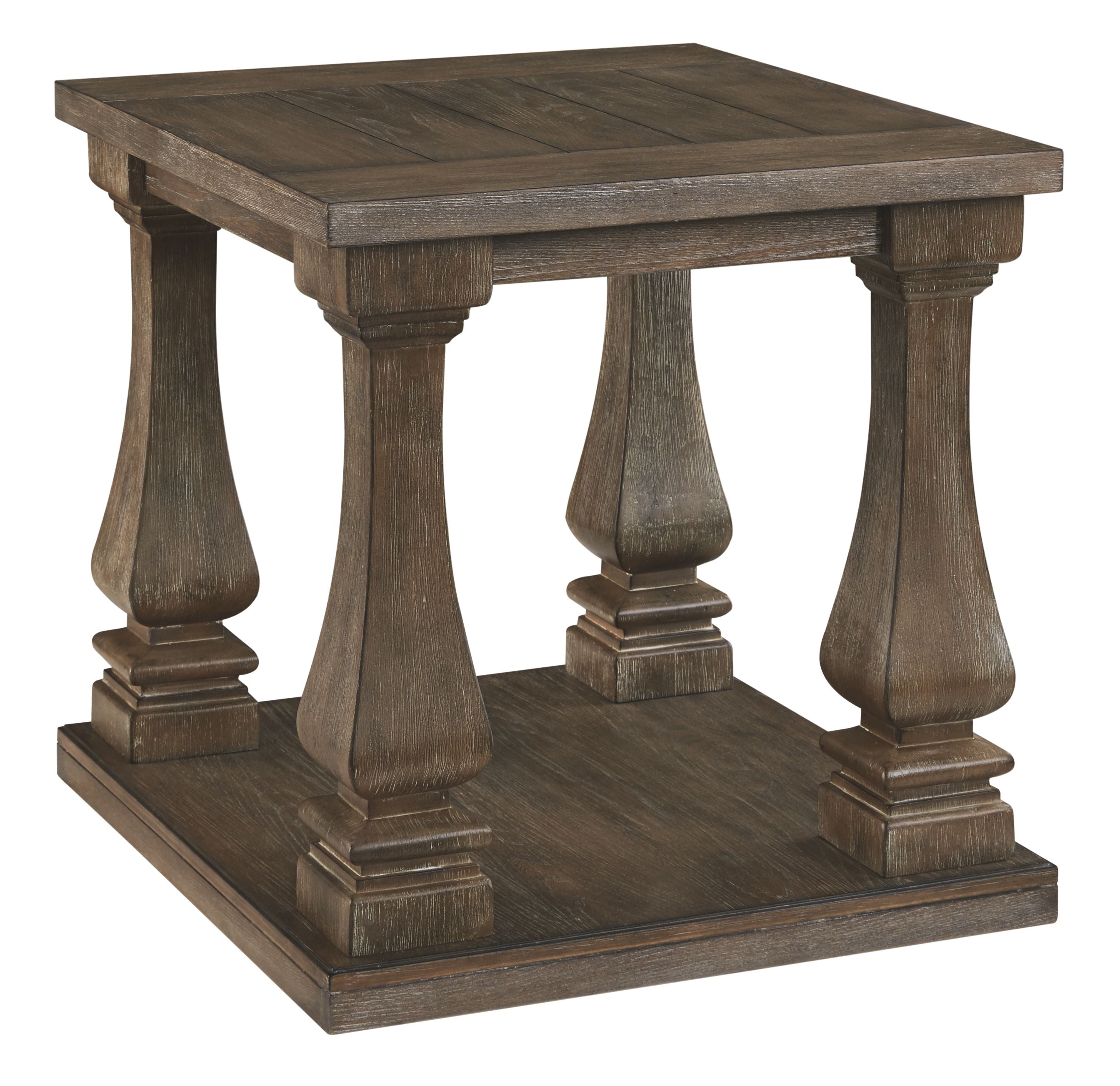 Johnelle - Rectangular End Table - Gray - Image 1