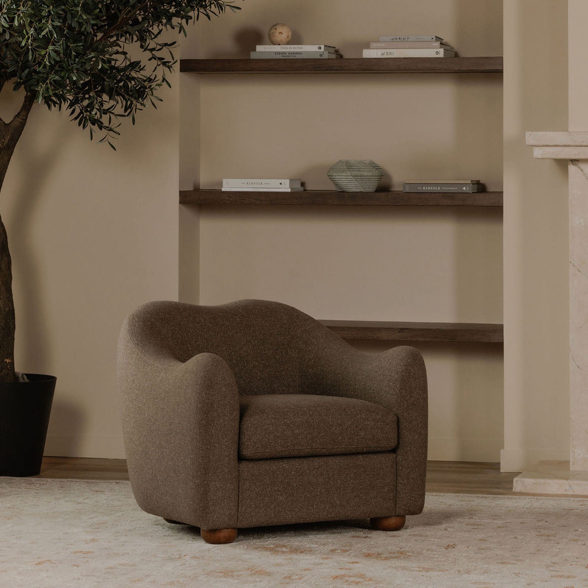 Bria - Accent Chair - Brown - Image 3