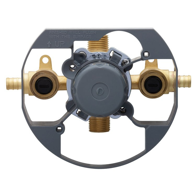 Pressure Balance Valve Rough-In Treysta Tub and Shower Valve Horizontal Inputs with Stop F1807 PEX Crimp