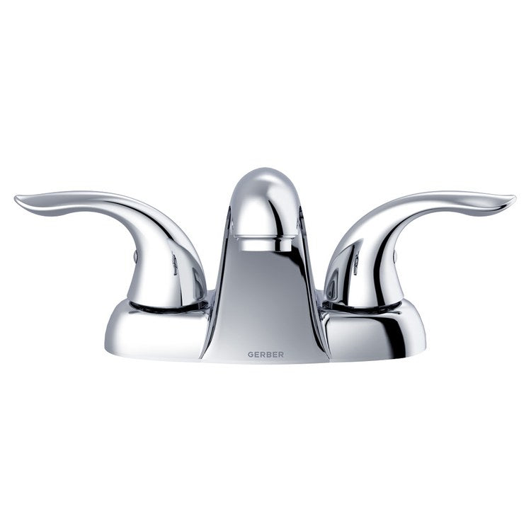 Lavatory Faucet Viper Centerset 4 Inch Spread 2 Lever ADA Chrome 1.2 Gallons per Minute Metal Touch Down - Image 3