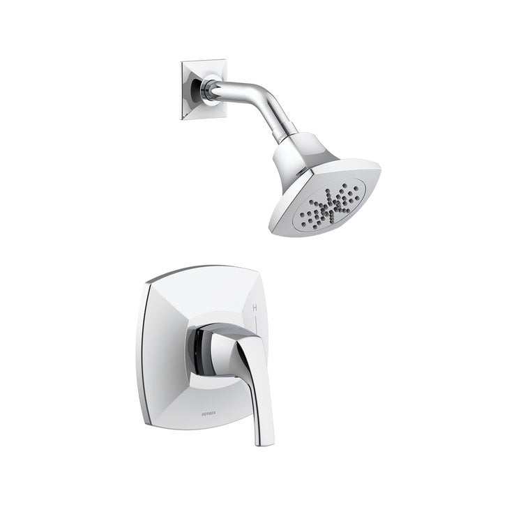 Shower Trim Vaughn Kit with Treysta Cartridge 1 Lever Chrome 1.75 Gallons per Minute 1 Function - Image 1
