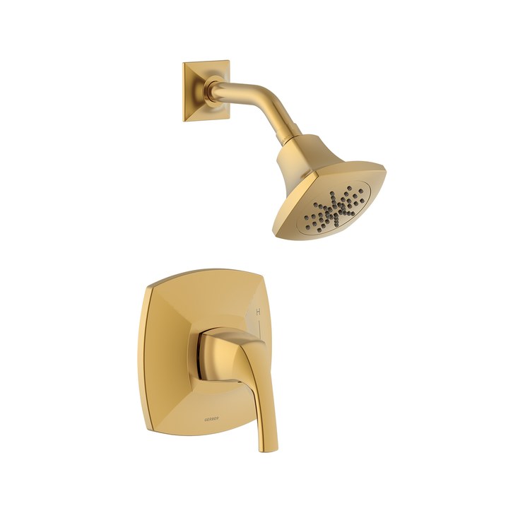 Shower Trim Vaughn Kit with Treysta Cartridge 1 Lever Brushed Bronze 1.75 Gallons per Minute 1 Function - Image 1