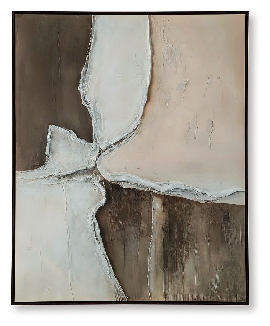 Junward - Wall Art - Brown / Tan / White - Image 1
