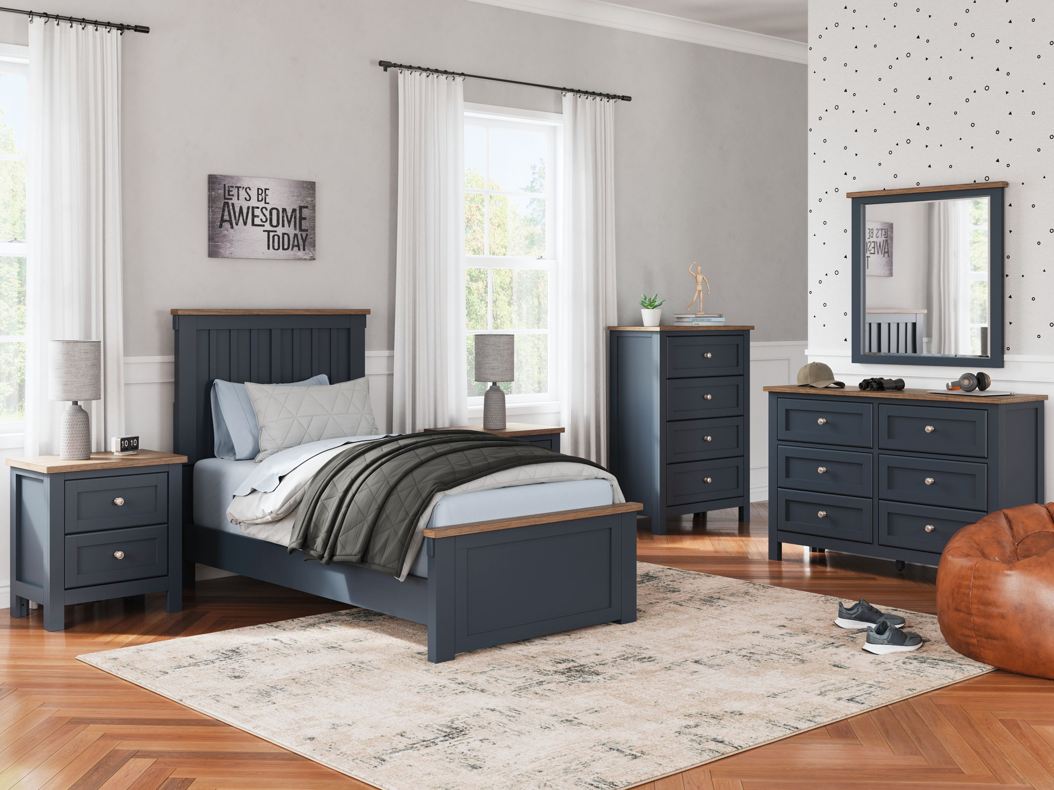 Landocken – Panel Bedroom Set