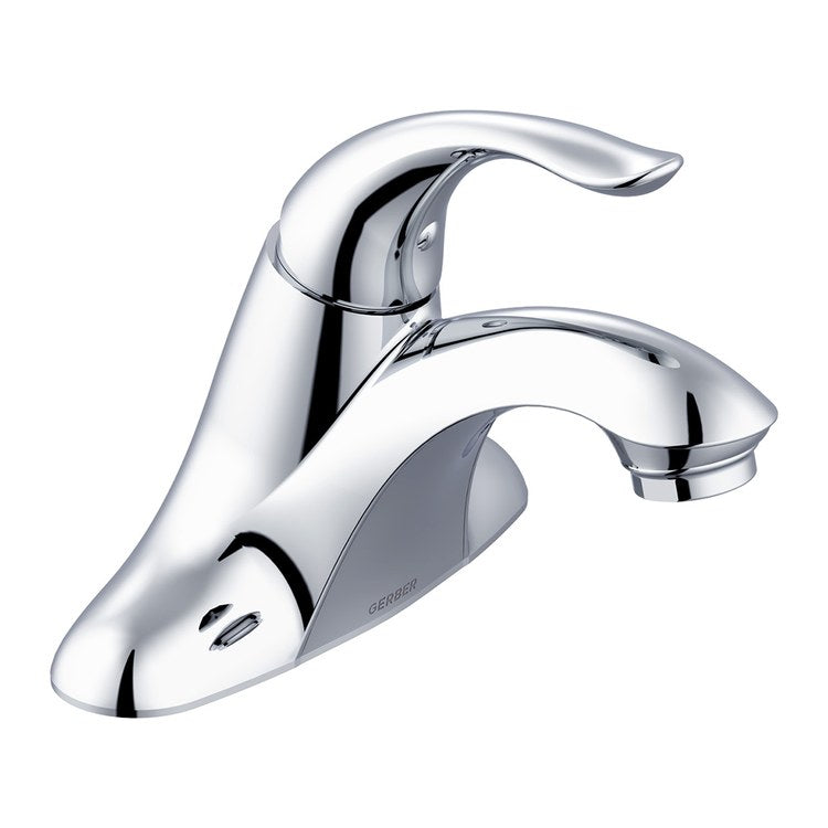 Lavatory Faucet Viper 4 Inch Spread 1 Lever ADA Chrome 1.2 Gallons per Minute Metal Touch Down