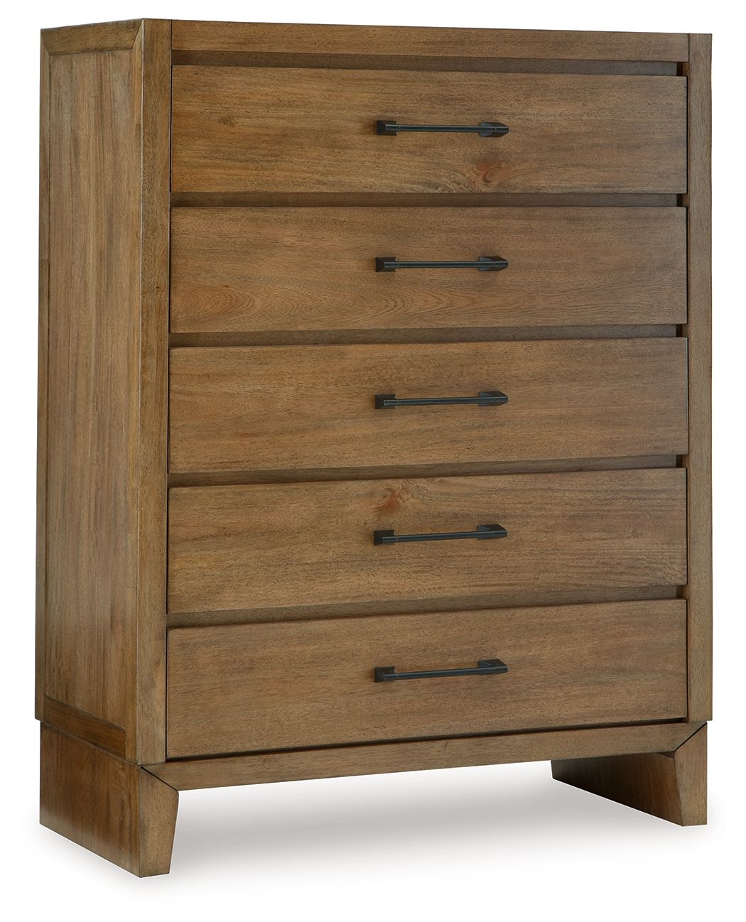 Sherbana - Five Drawer Chest - Light Brown - Image 1