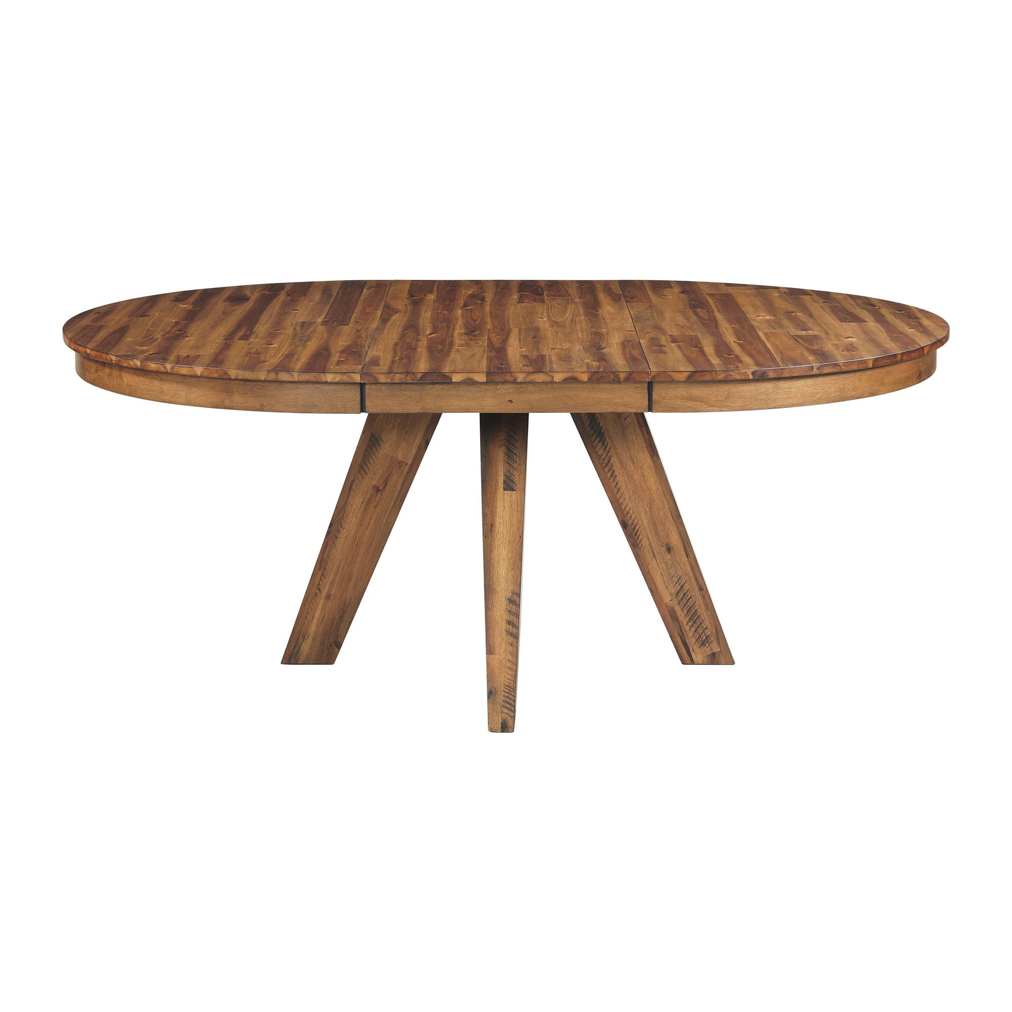 Vantage - Round Pedestal Table - Organic Spice Acacia - Image 3