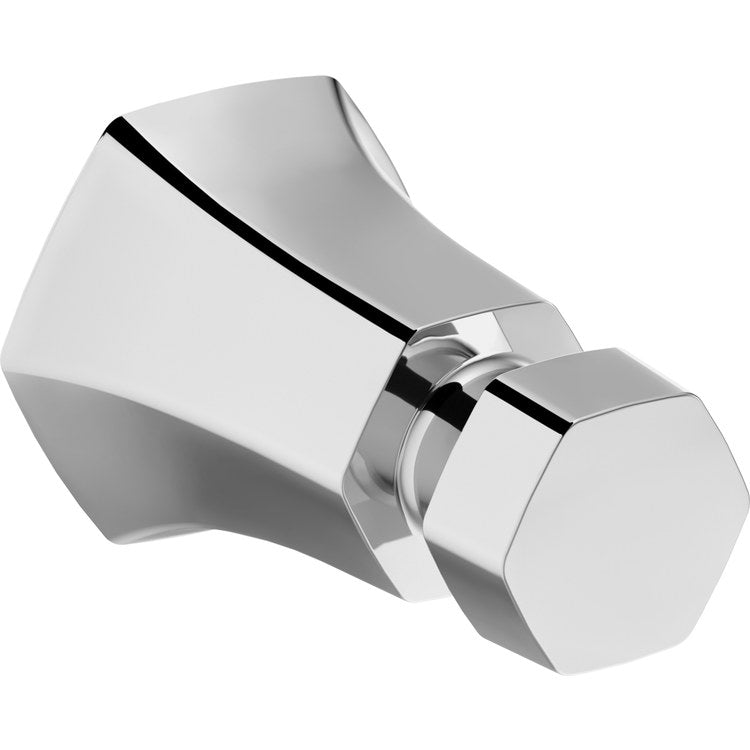 Robe Hook Locarno Single Chrome 1-5/8 Inch Wall Mount Metal - Image 1
