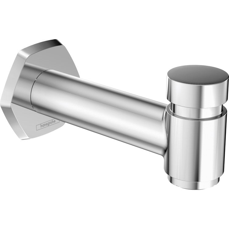 Tub Spout Locarno Integrated with Diverter Chrome 6-1/2 Inch 5.81 Gallons per Minute Brass 1/2 Inch - Image 1
