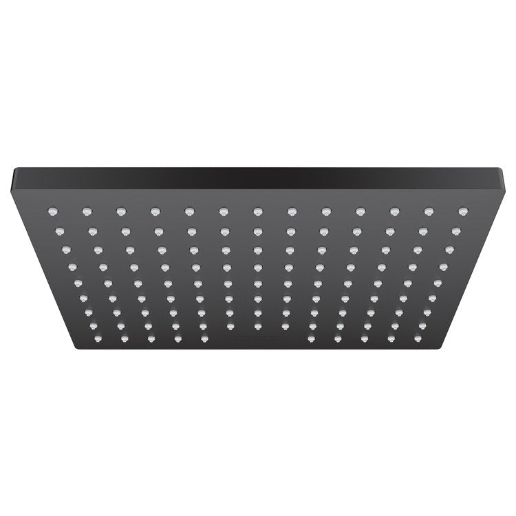 Showerhead Vernis 230 1 Functions Matte Black 1.5 Gallons per Minute 114 Spray Channels for Shower Arm
