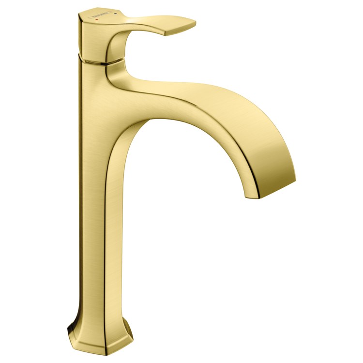 Lavatory Faucet Locarno Less Drain Assembly 1 Lever ADA Brushed Gold Optic 1.2 Gallons per Minute - Image 1