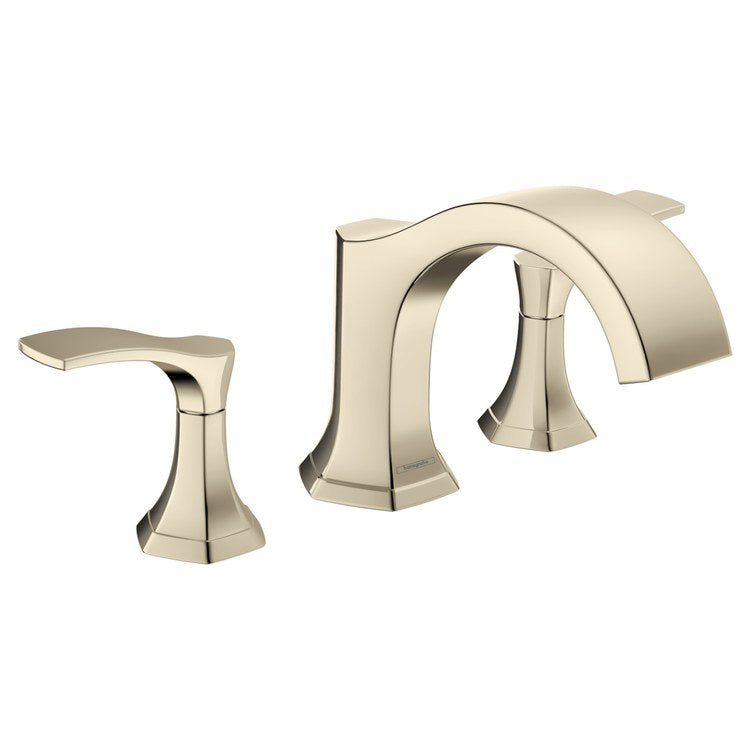 Roman Tub Trim Locarno 2 Lever Polished Nickel ADA 9-3/4 Inch Spread 3 Hole 5.8 Gallons per Minute - Image 1