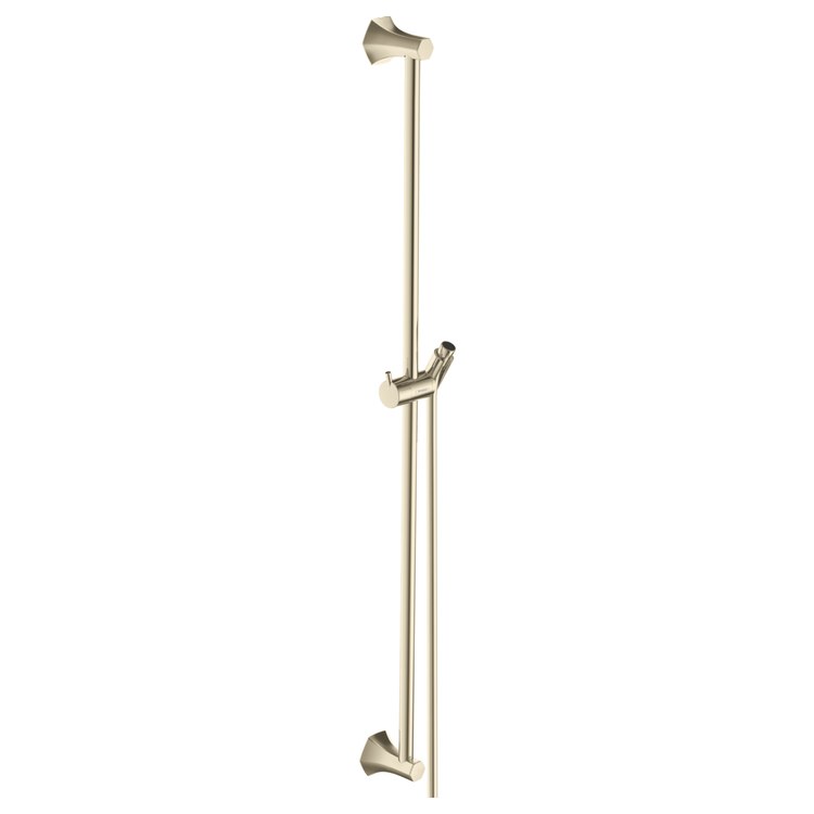 Wall Bar Locarno Polished Nickel 36 Inch Includes Wall Bar Handshower Hose Slider Metal - Image 1