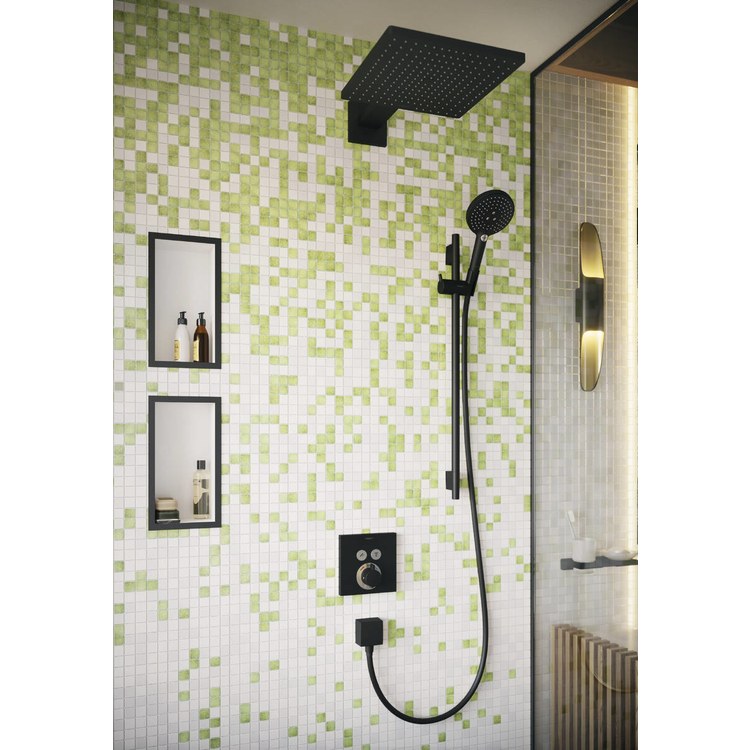Wall Outlet FixFit Square with Check Valve Matte Black for All 1/2 Inch Hoses - Image 3