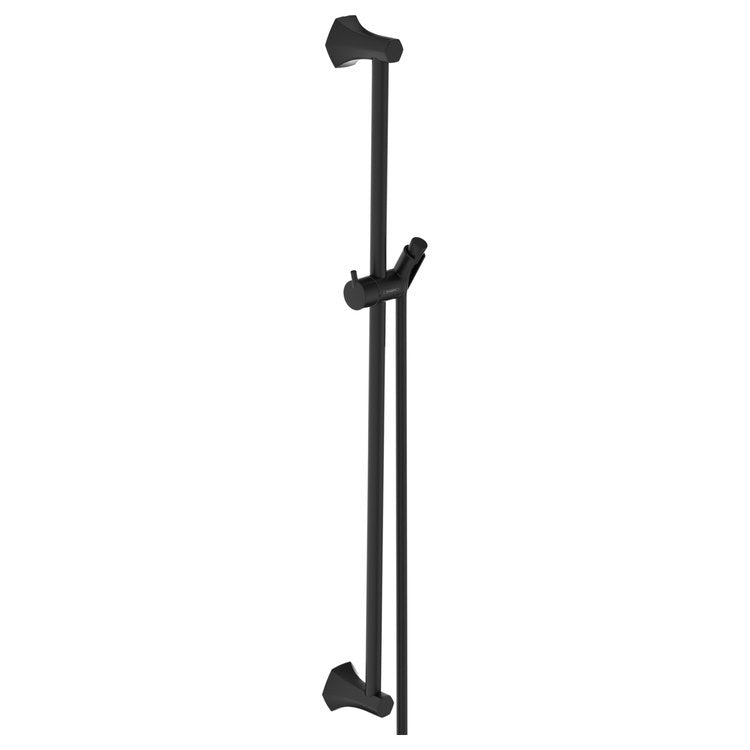 Wall Bar Locarno Matte Black 24 Inch Includes Wall Bar Handshower Hose Slider Metal - Image 1
