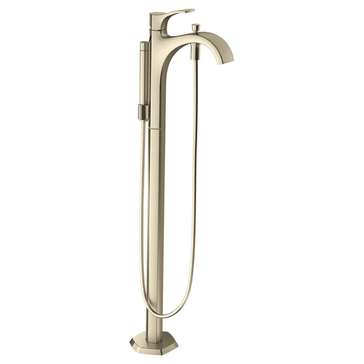 Tub Filler Trim Locarno with Handshower 1 Lever Brushed Nickel 5.28 Gallons per Minute - Image 1