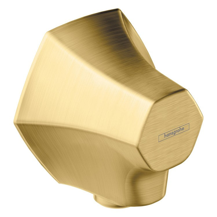 Wall Outlet Locarno Supply Elbow Brushed Gold Optic for Handshower Holder - Image 1