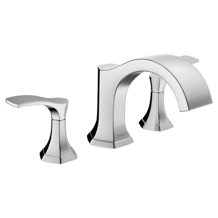 Roman Tub Trim Locarno 2 Lever Chrome ADA 9-3/4 Inch Spread 3 Hole 5.8 Gallons per Minute - Image 1