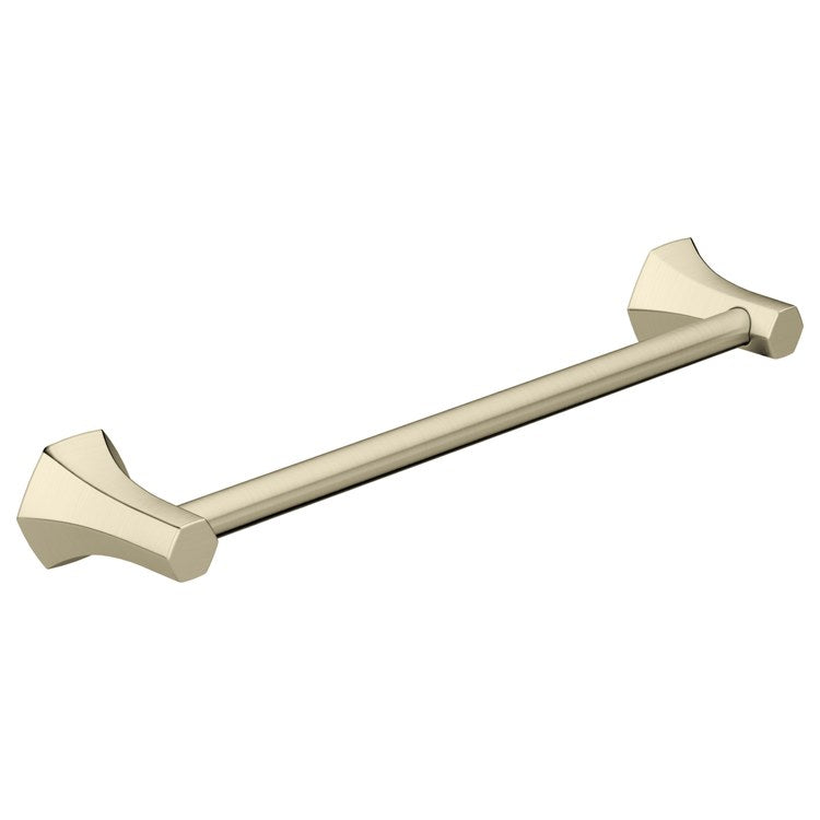Towel Bar Locarno 18 Inch Single Brushed Nickel Metal 3-1/2 Inch - Image 1