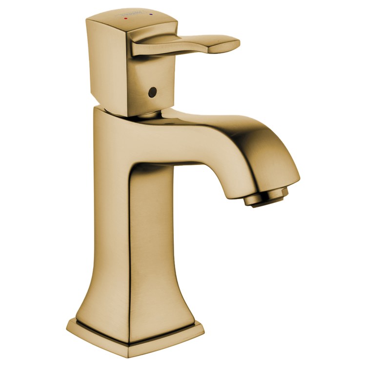 Lavatory Faucet Metropol Classic 110 Deck Mount 1 Lever ADA Brushed Bronze 1.2 Gallons per Minute Fixed Pop-Up Drain - Image 1