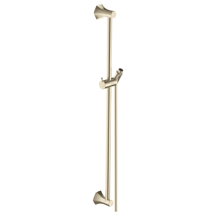 Wall Bar Locarno Polished Nickel 24 Inch Includes Wall Bar Handshower Hose Slider Metal - Image 1