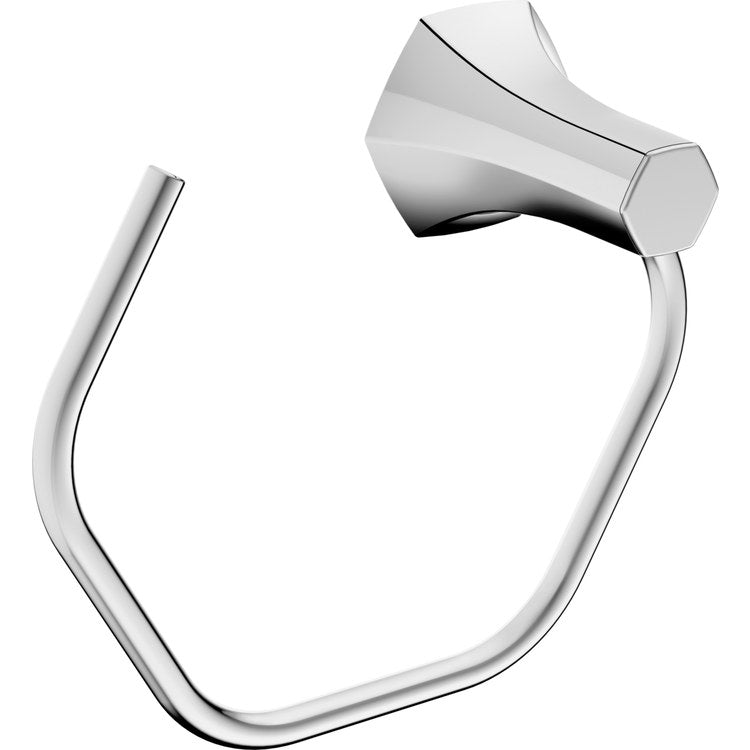 Towel Ring Locarno 7-3/4 Inch Open Chrome Metal 3-1/2 Inch - Image 1