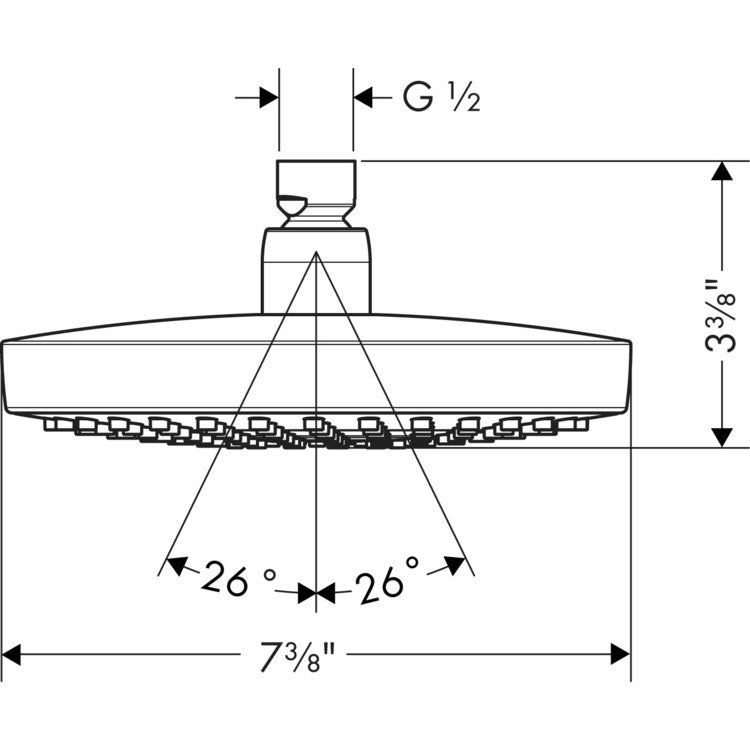 Croma Select S 180 2-Jet Showerhead - Image 2