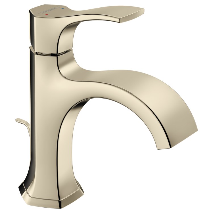 Lavatory Faucet Locarno Deck Mount 1 Lever ADA Polished Nickel 1.2 Gallons per Minute - Image 1